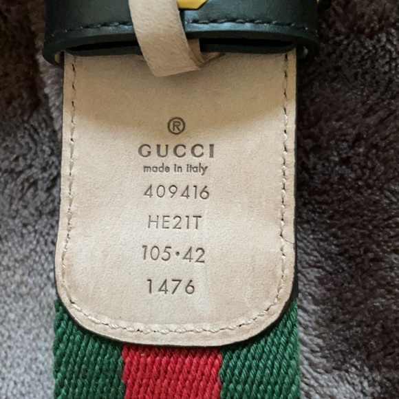 Gucci Web Belt 105 NWT main image 4